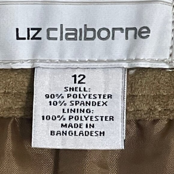 Liz Claiborne Faux Suede Skirt Size 12 - Picture 8 of 12